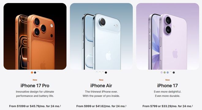_重磅！苹果发布iPhone 17搭载A19芯片，史上最薄款国行版起售价7999元！eSIM成焦点！还有这些新品_重磅！苹果发布iPhone 17搭载A19芯片，史上最薄款国行版起售价7999元！eSIM成焦点！还有这些新品