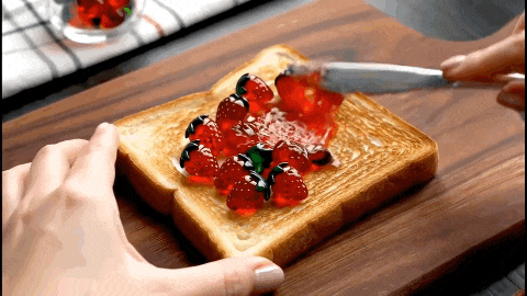 由AI制作的真·涂果酱视频。（图/视频片段）