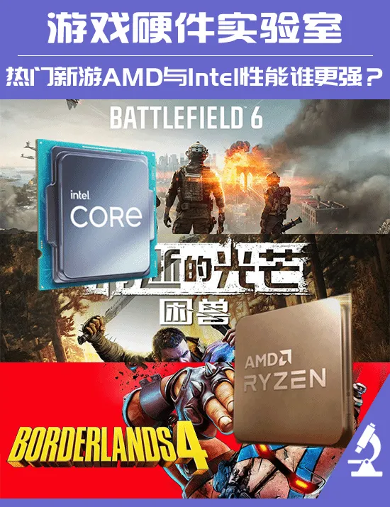 8款CPU“大战”3款热门3A大作,“双十一”游戏处理器选购哪家强?