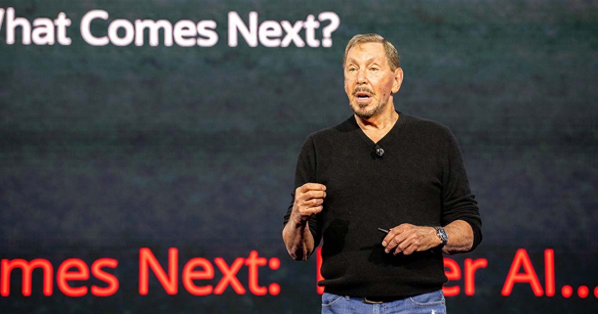 埃里森才是甲骨文核心：直接管理40%员工，还抓着AI基建钱袋子__埃里森才是甲骨文核心：直接管理40%员工，还抓着AI基建钱袋子