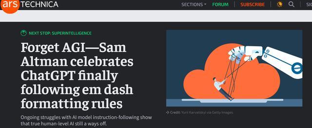 _ChatGPT优化长破折号使用功能 用户可自主掌控AI输出风格_ChatGPT优化长破折号使用功能 用户可自主掌控AI输出风格