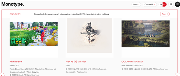 一家美国的字体公司 拿捏了整个日本游戏产业