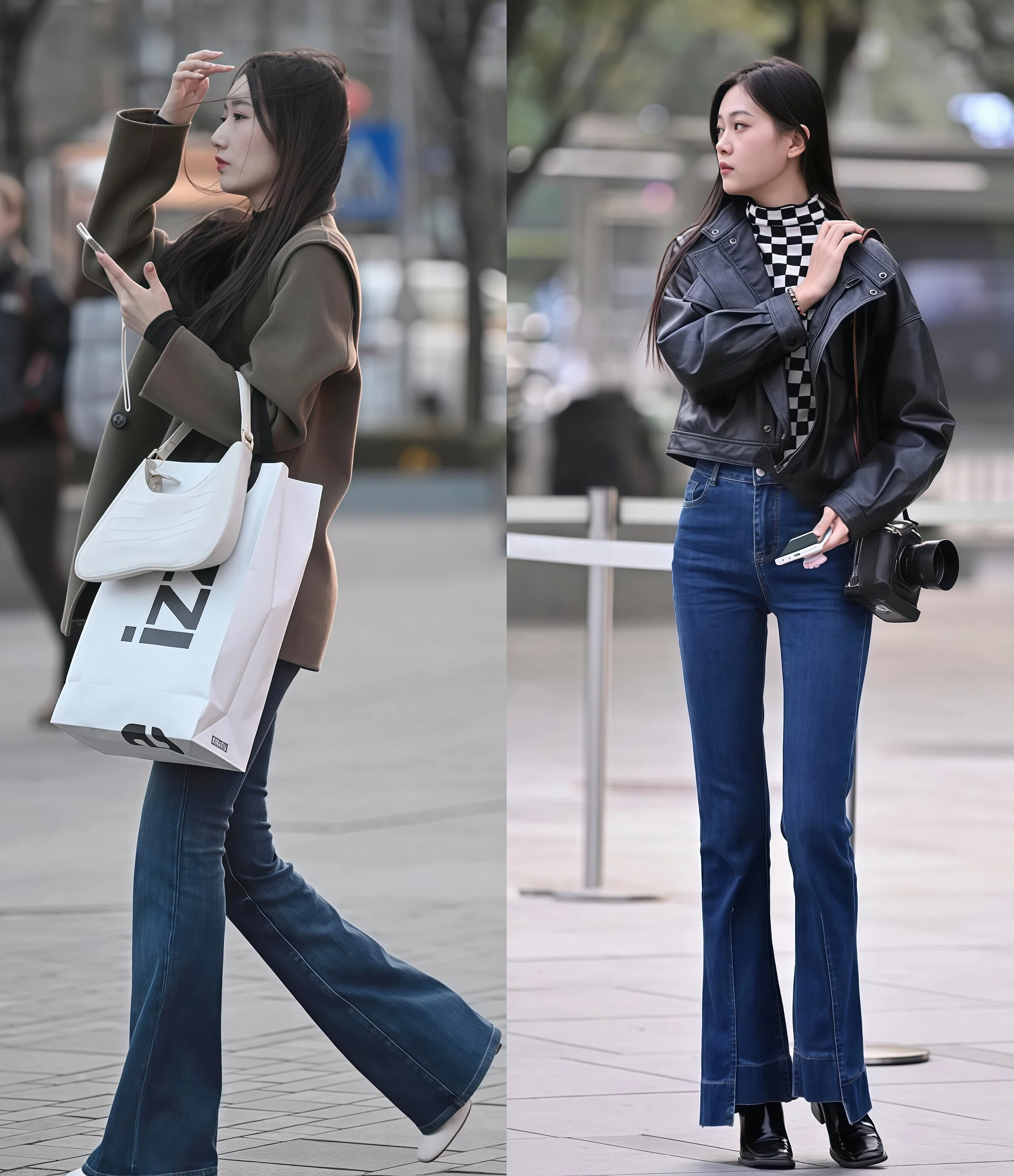 马蹄裤搭配_马蹄裤好看吗_