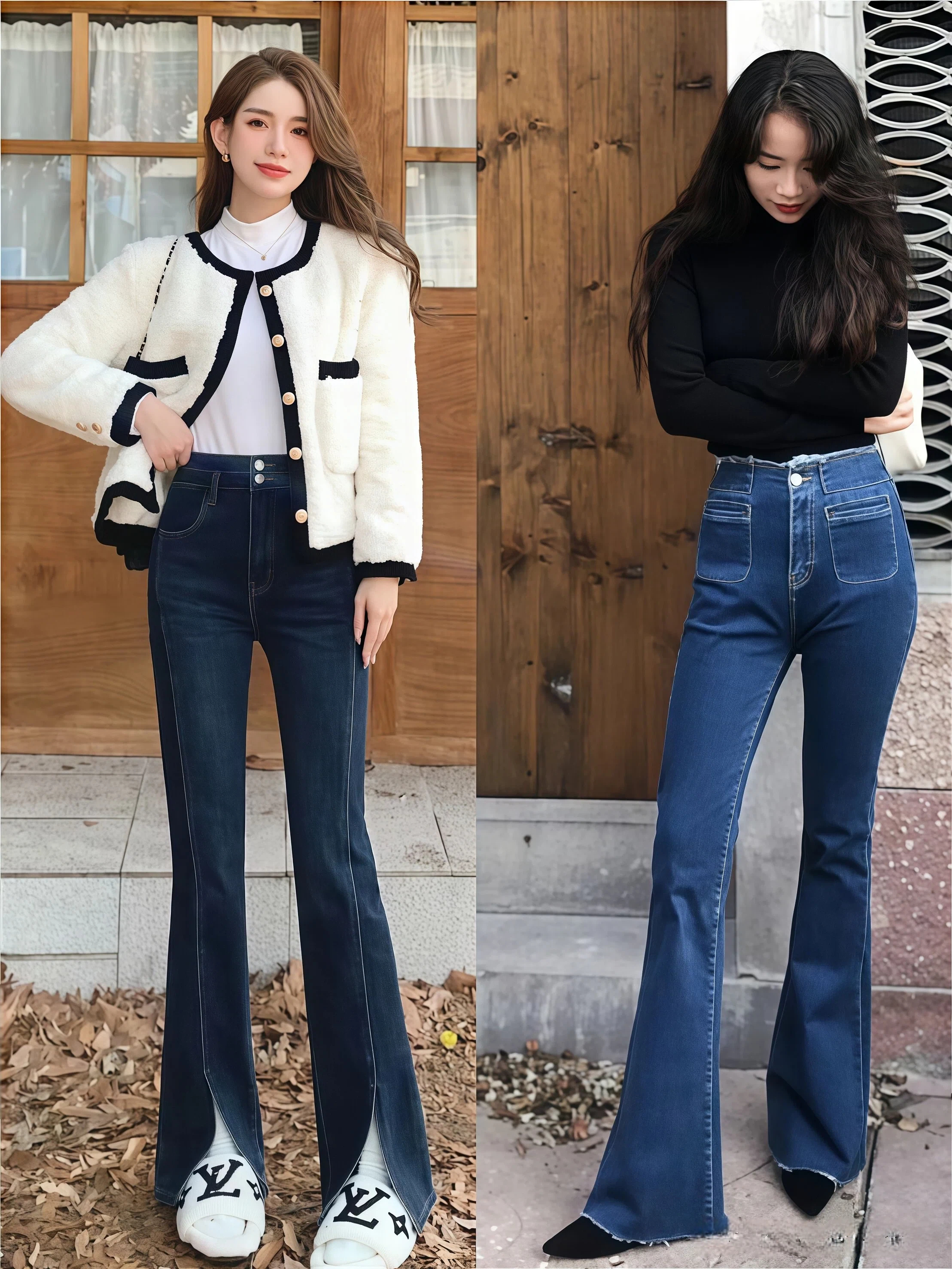 马蹄裤好看吗_马蹄裤搭配_