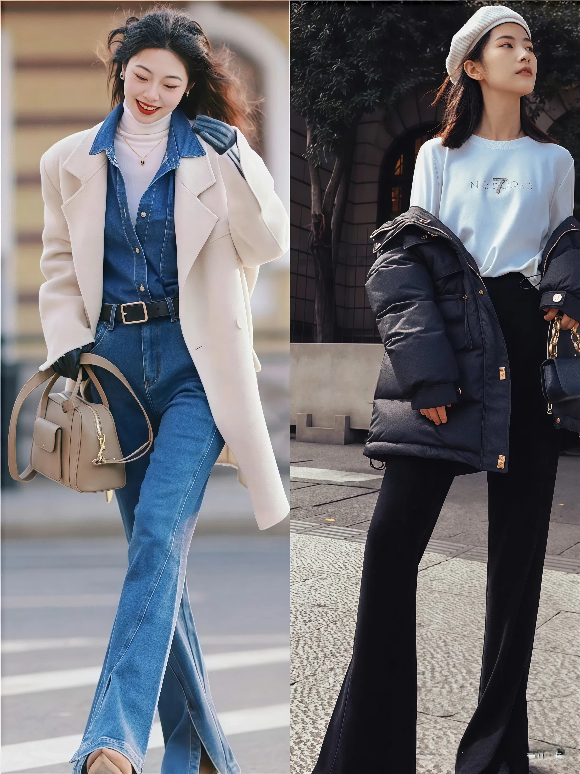 马蹄裤搭配__马蹄裤好看吗