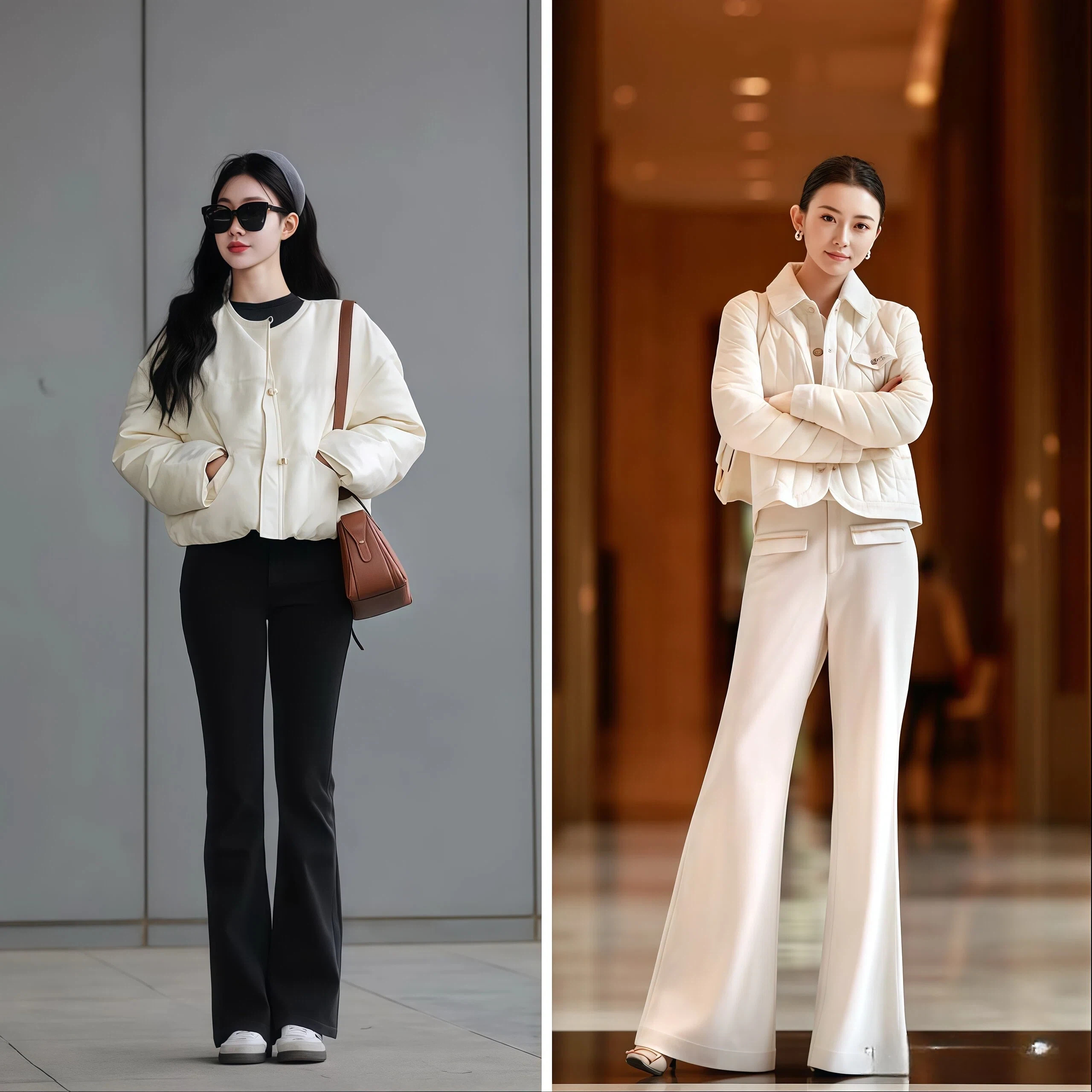 马蹄裤好看吗_马蹄裤搭配_