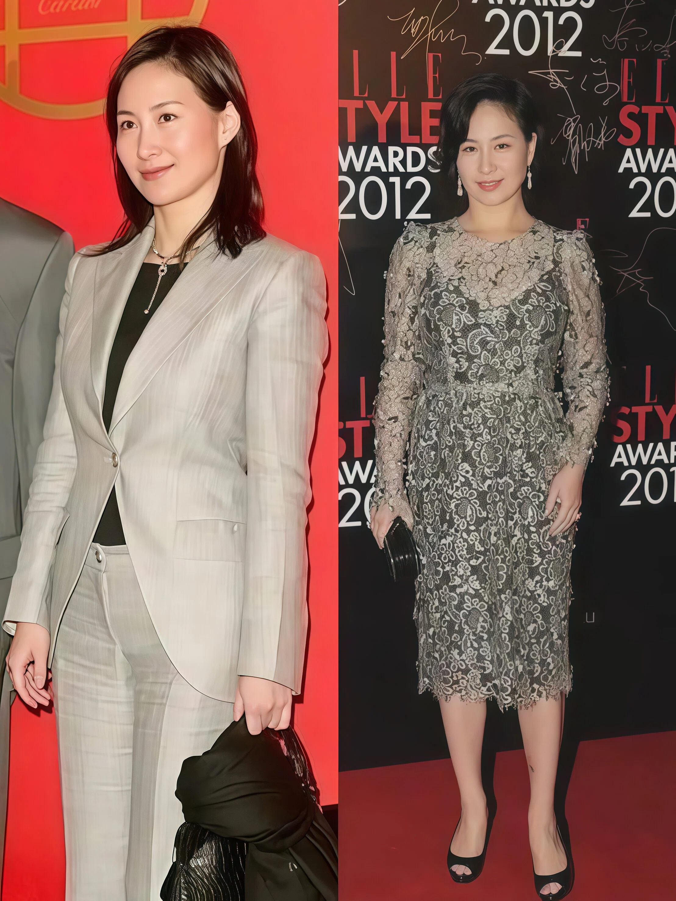 _董明珠的穿搭_董明珠穿半身长裙