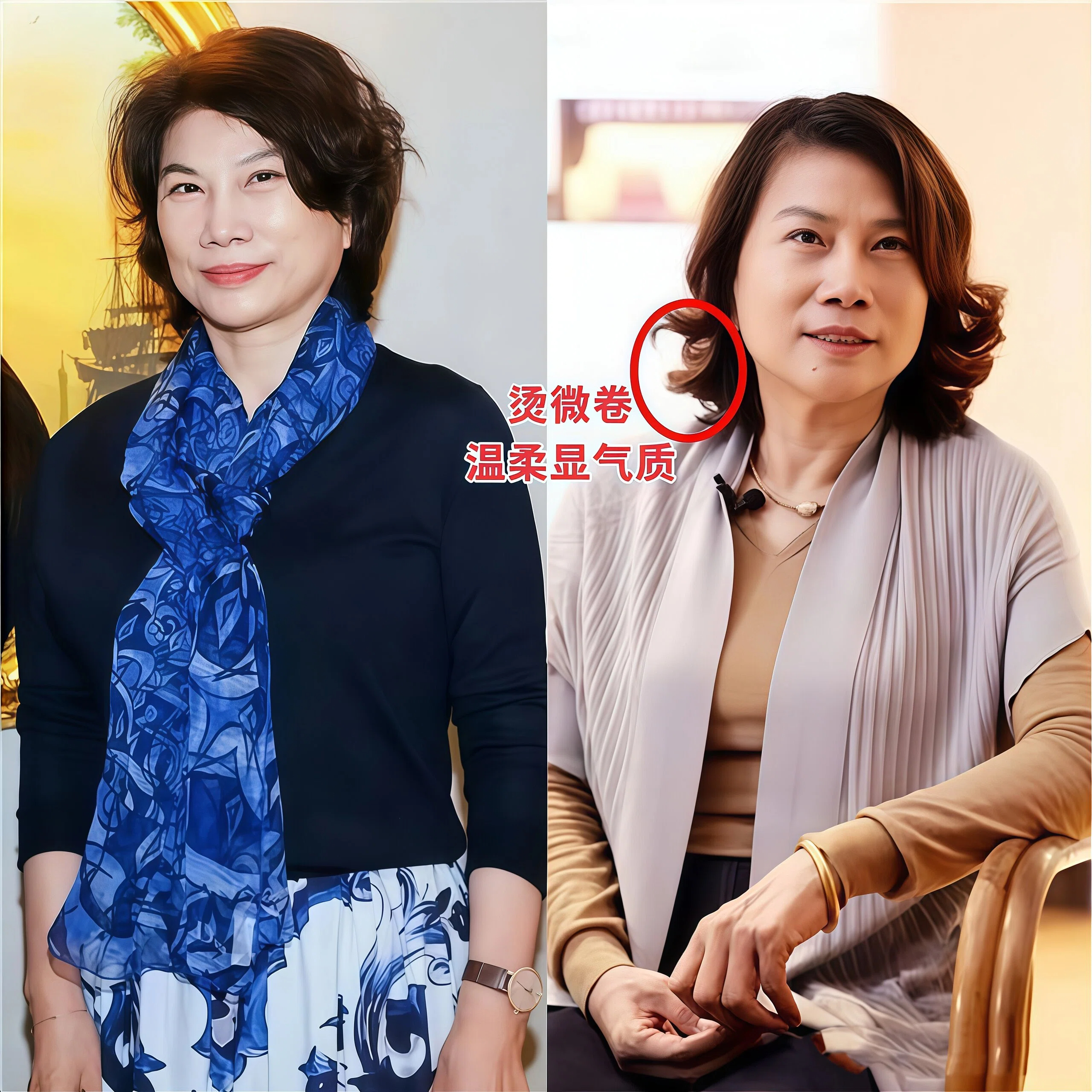 _董明珠穿半身长裙_董明珠的穿搭