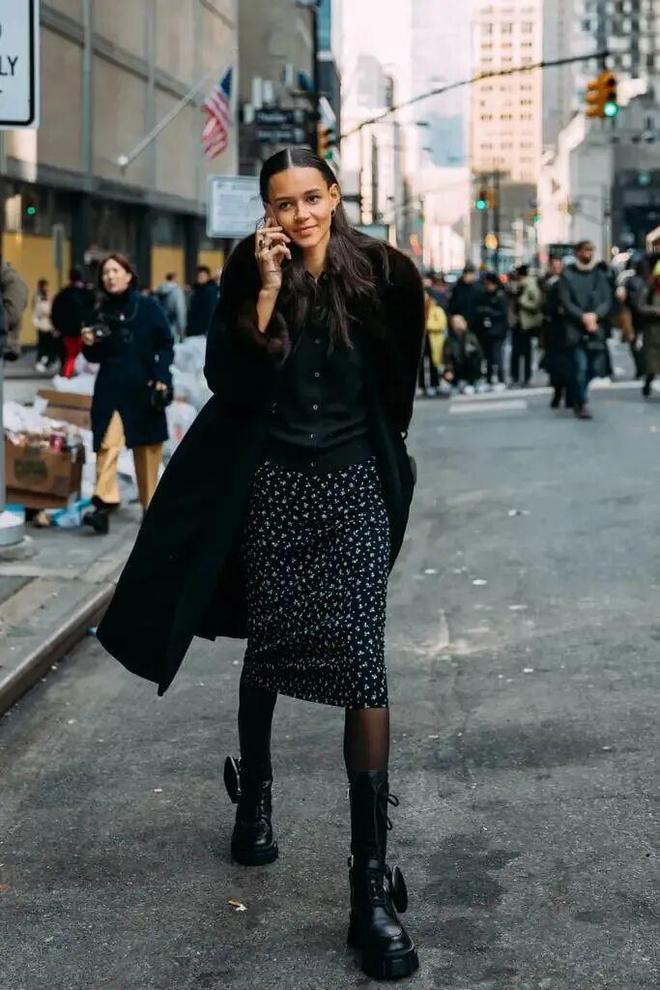 _短靴流行_长款靴子怎么搭配外套