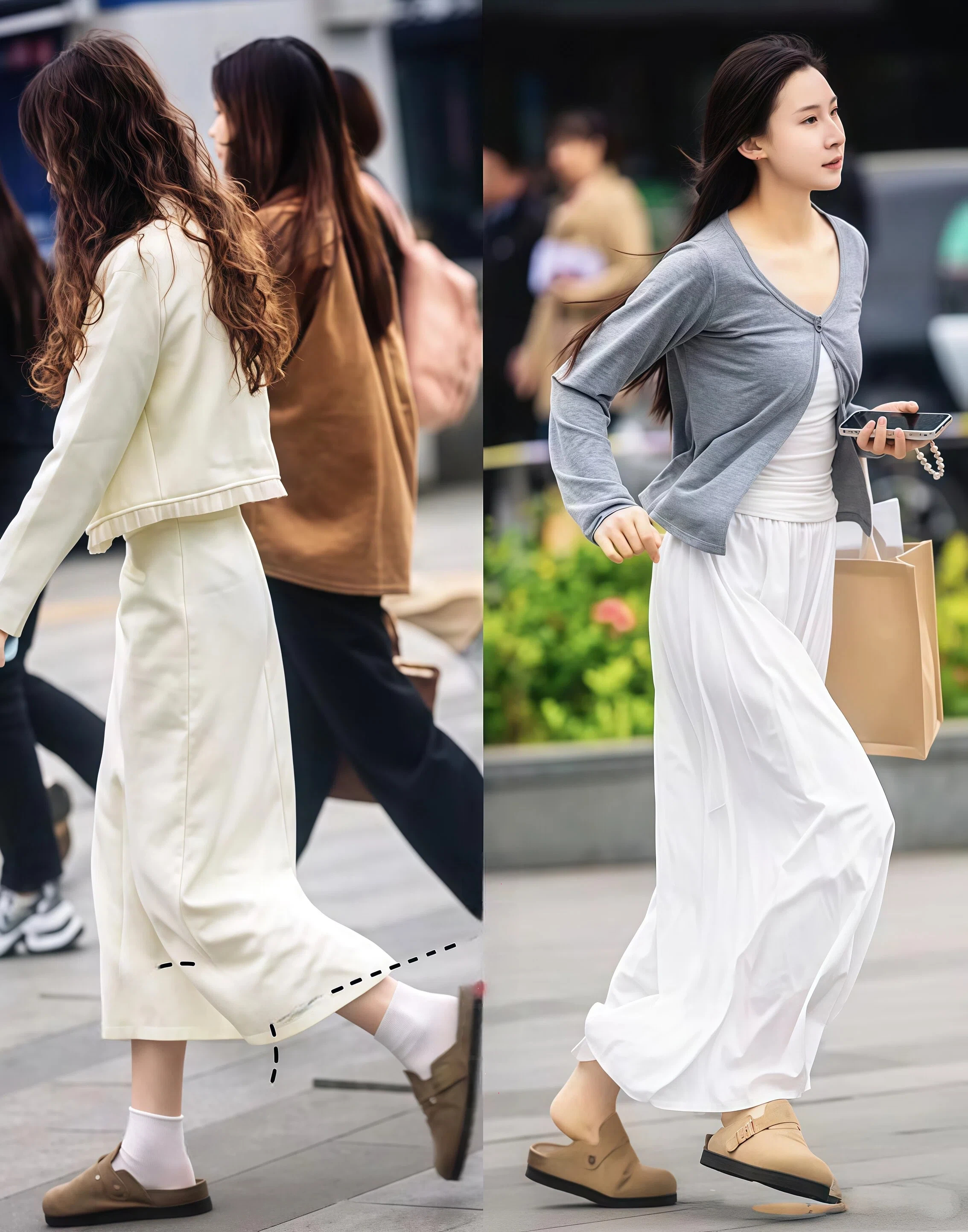 _小白鞋裙子_搭配裙子的小白鞋怎么挑选