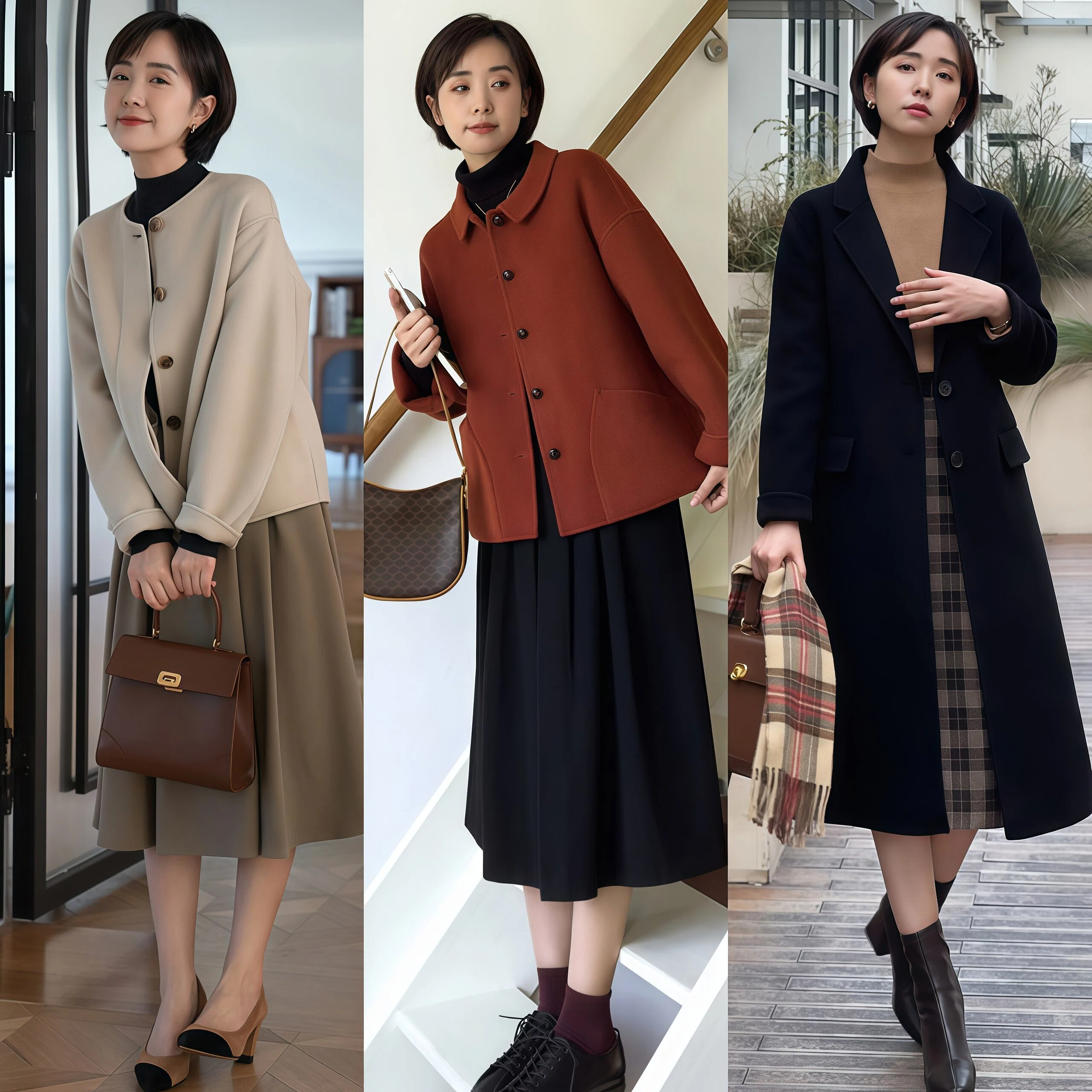 冬季中年外套_中年女性冬季外套_