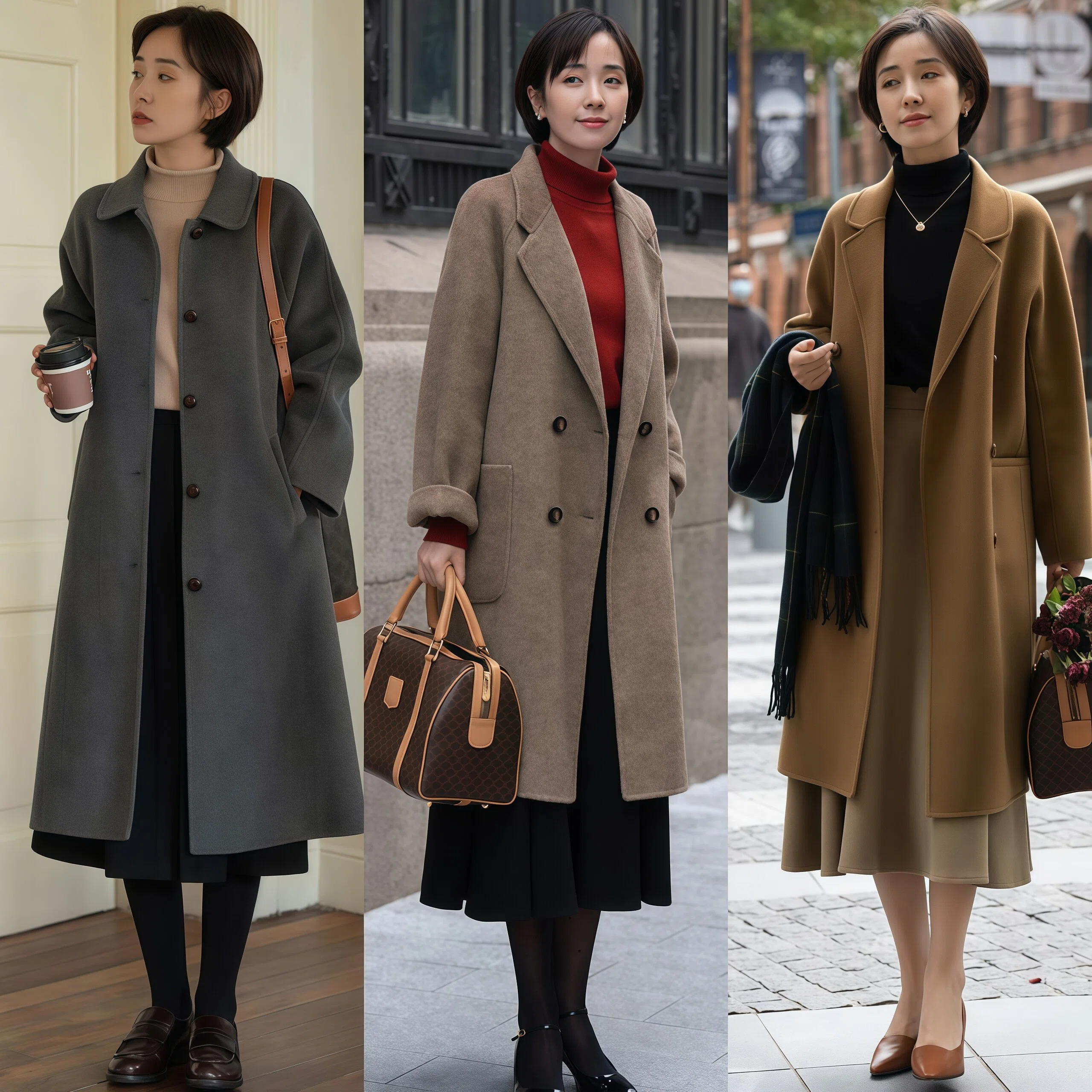 冬季中年外套_中年女性冬季外套_