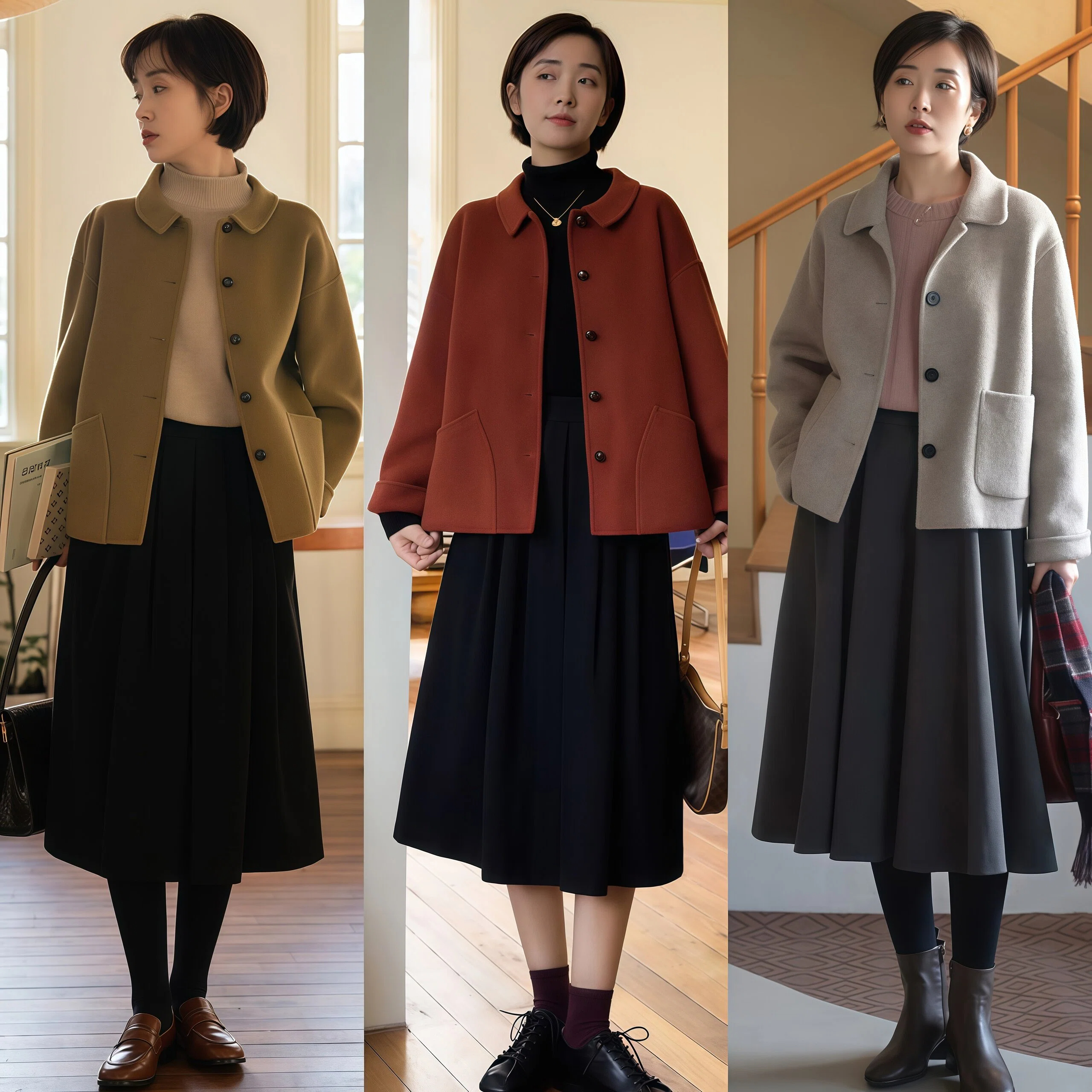 中年女性冬季外套_冬季中年外套_