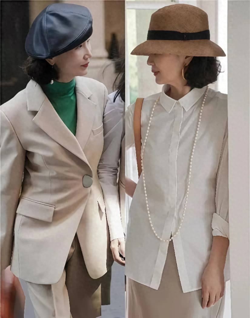 比白发更可怕的是“中国式大妈帽子”,自以为洋气,实际却很老土