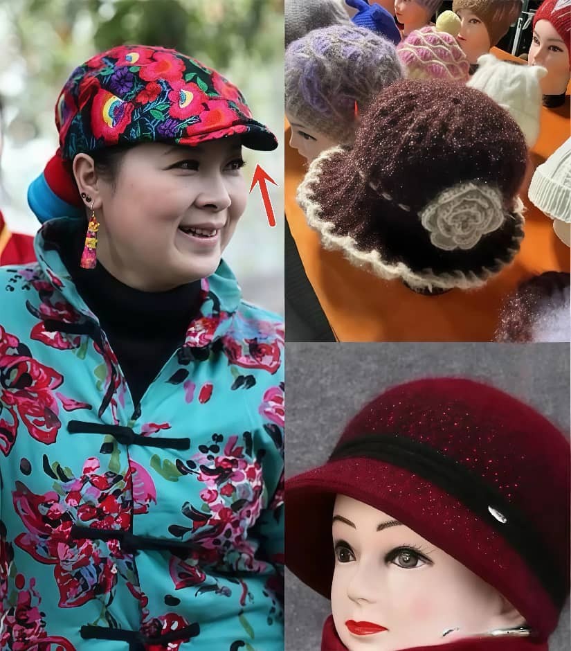 _白发多戴帽子_白发大妈图片