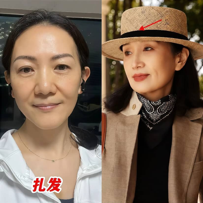 白发多戴帽子_白发大妈图片_