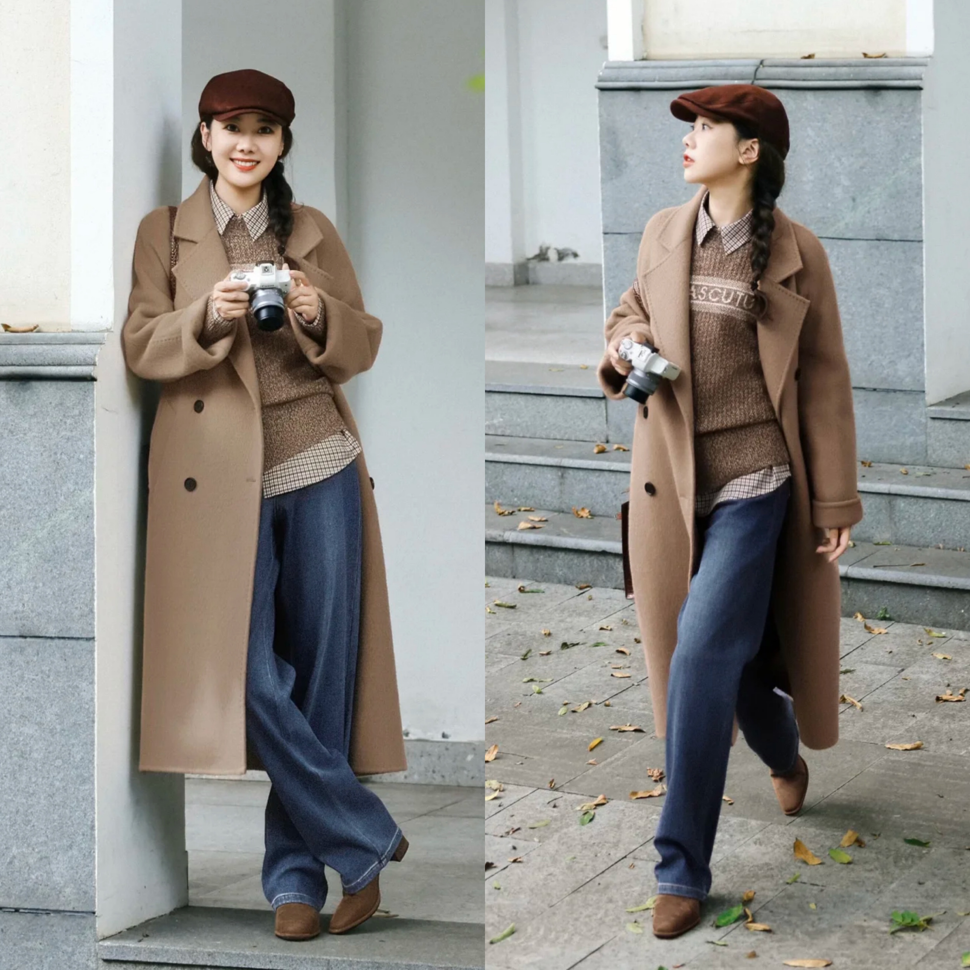 绝了！这位博主秋冬大衣搭配，时尚与温度疯狂“碰撞”出圈！_绝了！这位博主秋冬大衣搭配，时尚与温度疯狂“碰撞”出圈！_