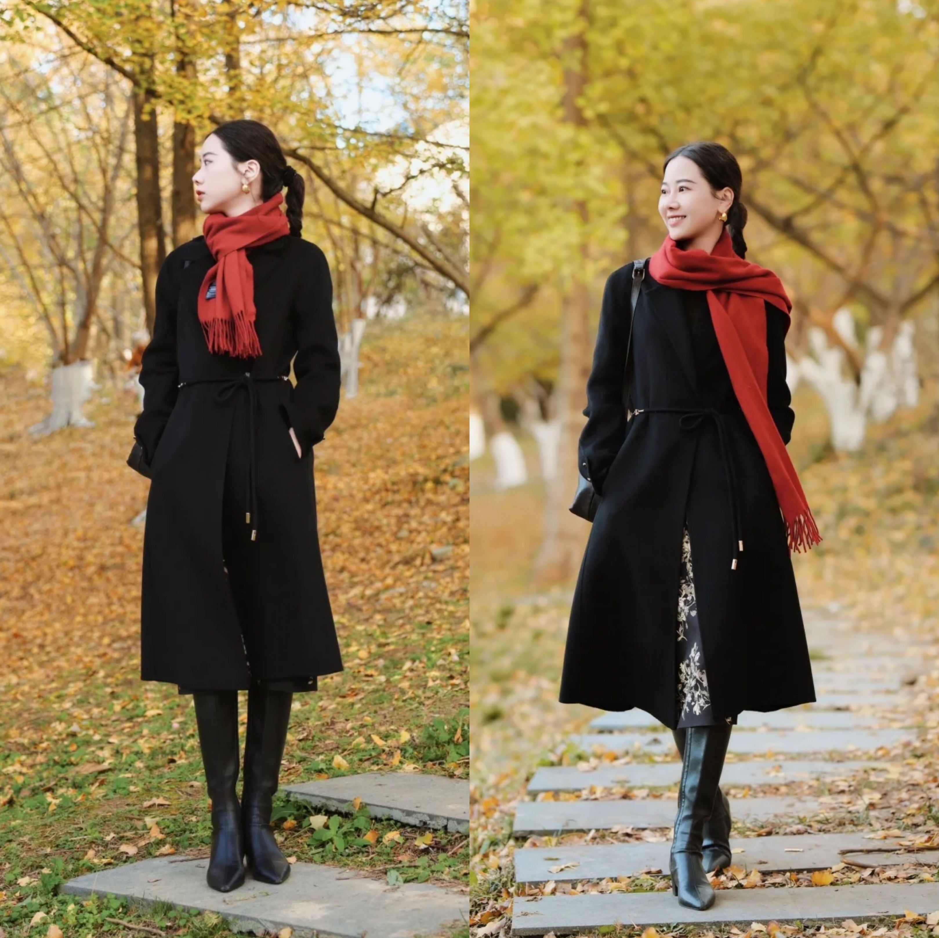 绝了！这位博主秋冬大衣搭配，时尚与温度疯狂“碰撞”出圈！_绝了！这位博主秋冬大衣搭配，时尚与温度疯狂“碰撞”出圈！_