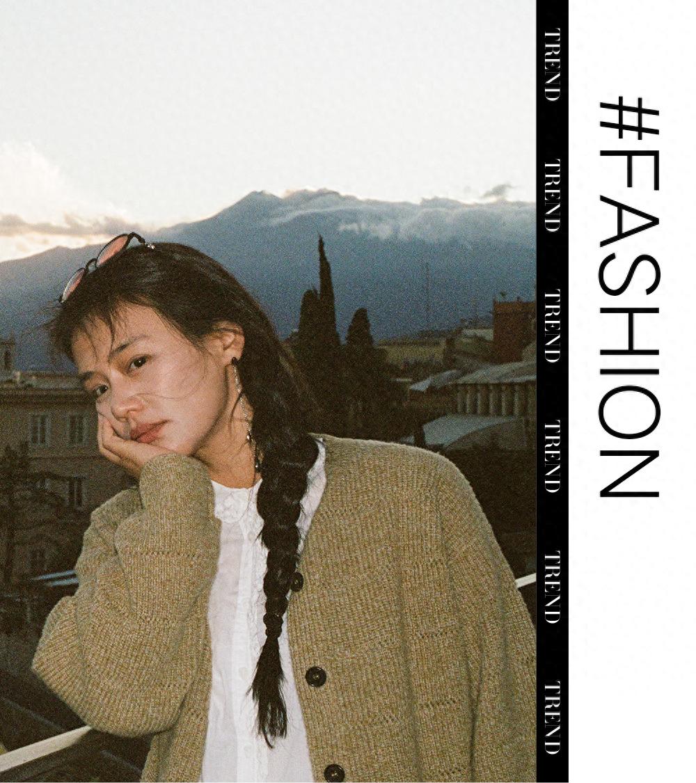 _女明星穿针织防晒开衫搭配照片_明星怎么穿针织开衫