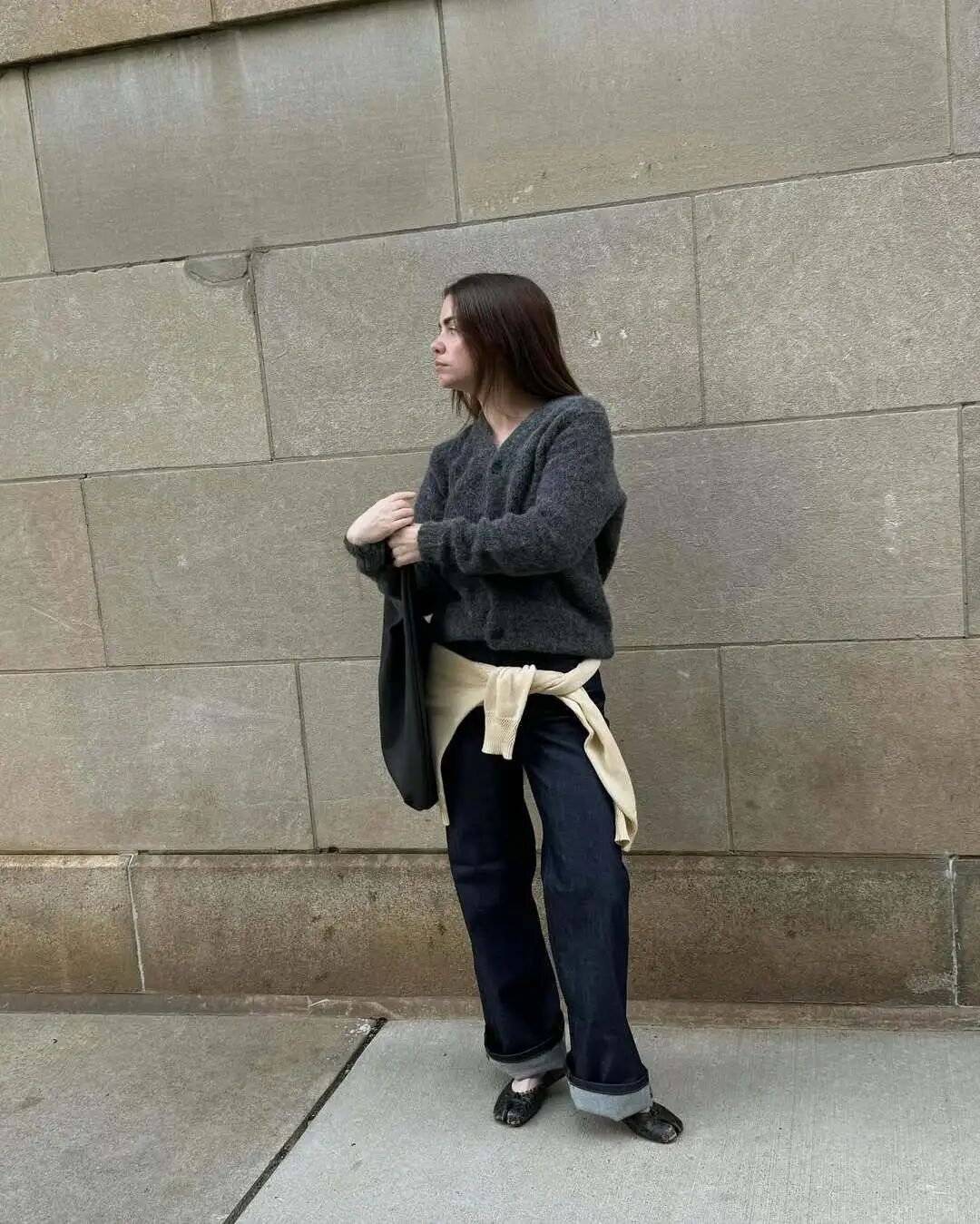 _明星怎么穿针织开衫_女明星穿针织防晒开衫搭配照片