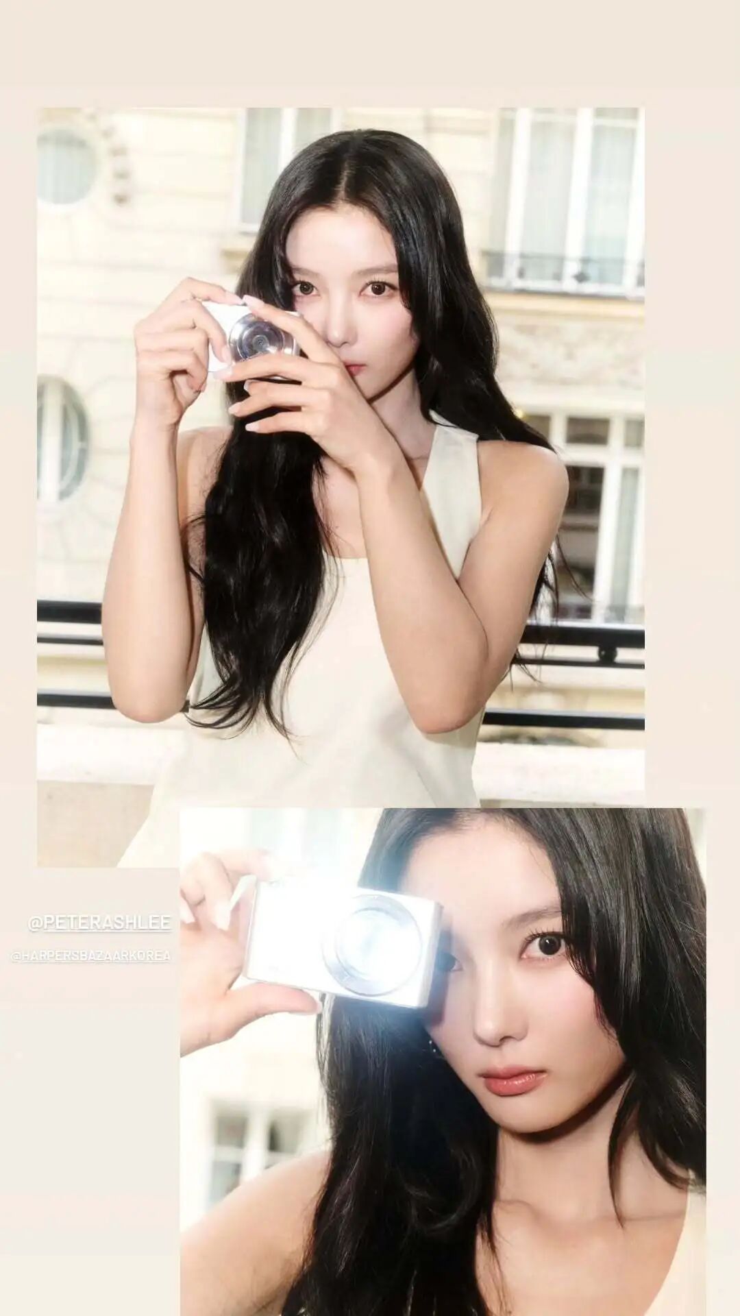 一边害羞一边硬着头皮跟着比动作，那种又乖又别扭的小反应，真的很金裕贞本人！_乖别紧张_