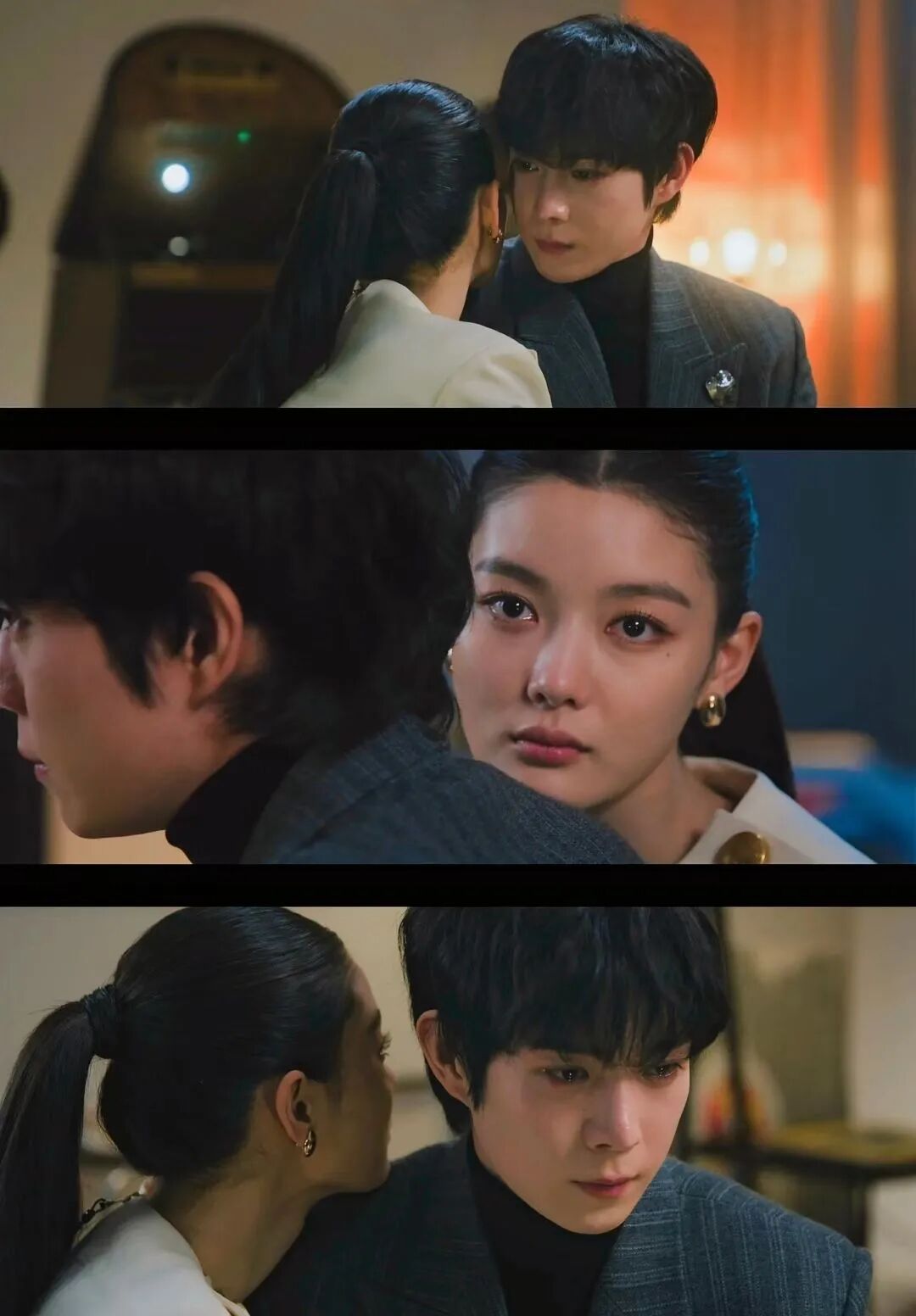 乖别紧张__一边害羞一边硬着头皮跟着比动作，那种又乖又别扭的小反应，真的很金裕贞本人！