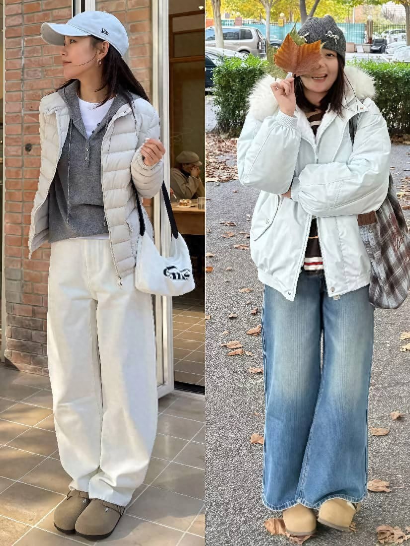 “阔腿裤+勃肯鞋”才是今冬王炸组合,时髦减龄又慵懒,很洋气