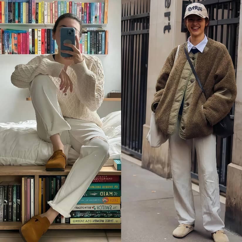 _鞋子阔腿裤_阔腿裤板鞋