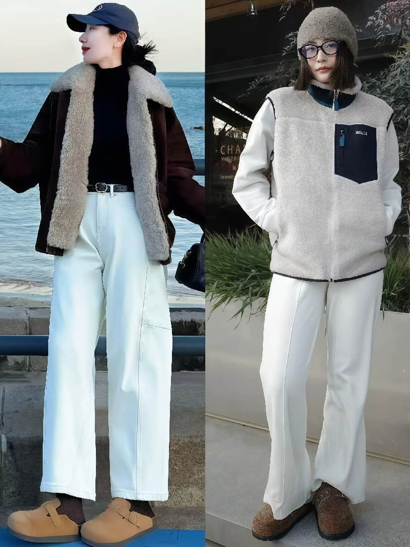 鞋子阔腿裤_阔腿裤板鞋_