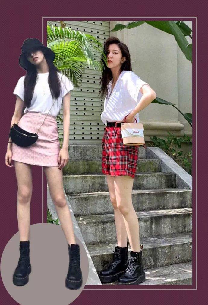 明星马丁靴__明星款马丁靴搭配