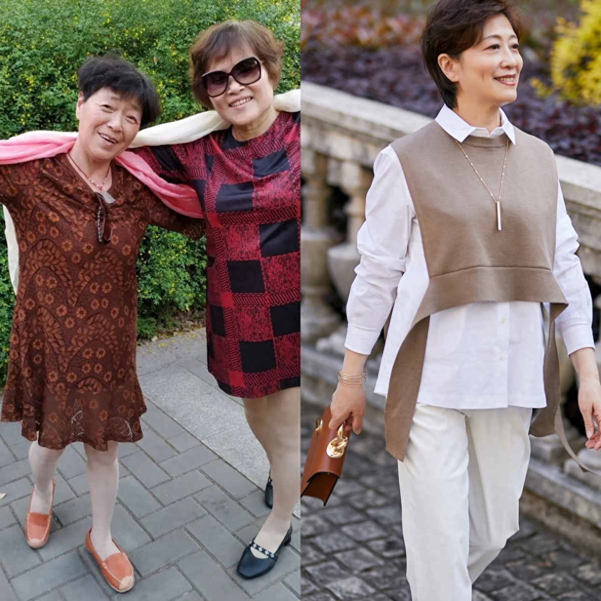 老大妈穿搭__大妈打扮像少女