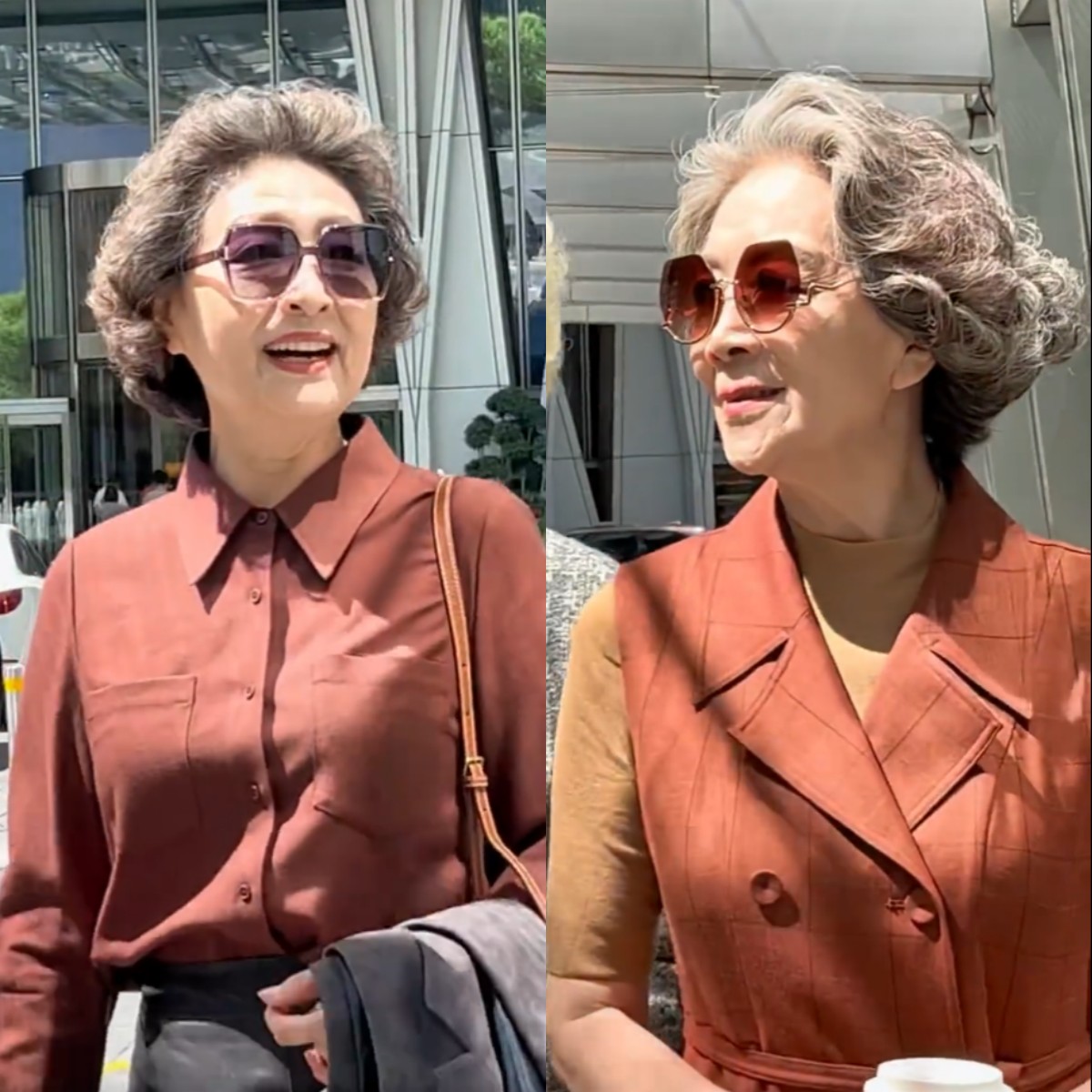 大妈打扮像少女_老大妈穿搭_