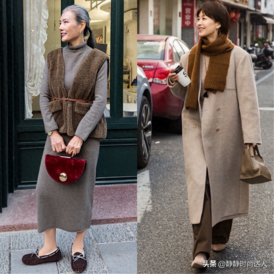 上年纪的女人别乱买衣服！有这3件单品就够了，温暖体面一冬