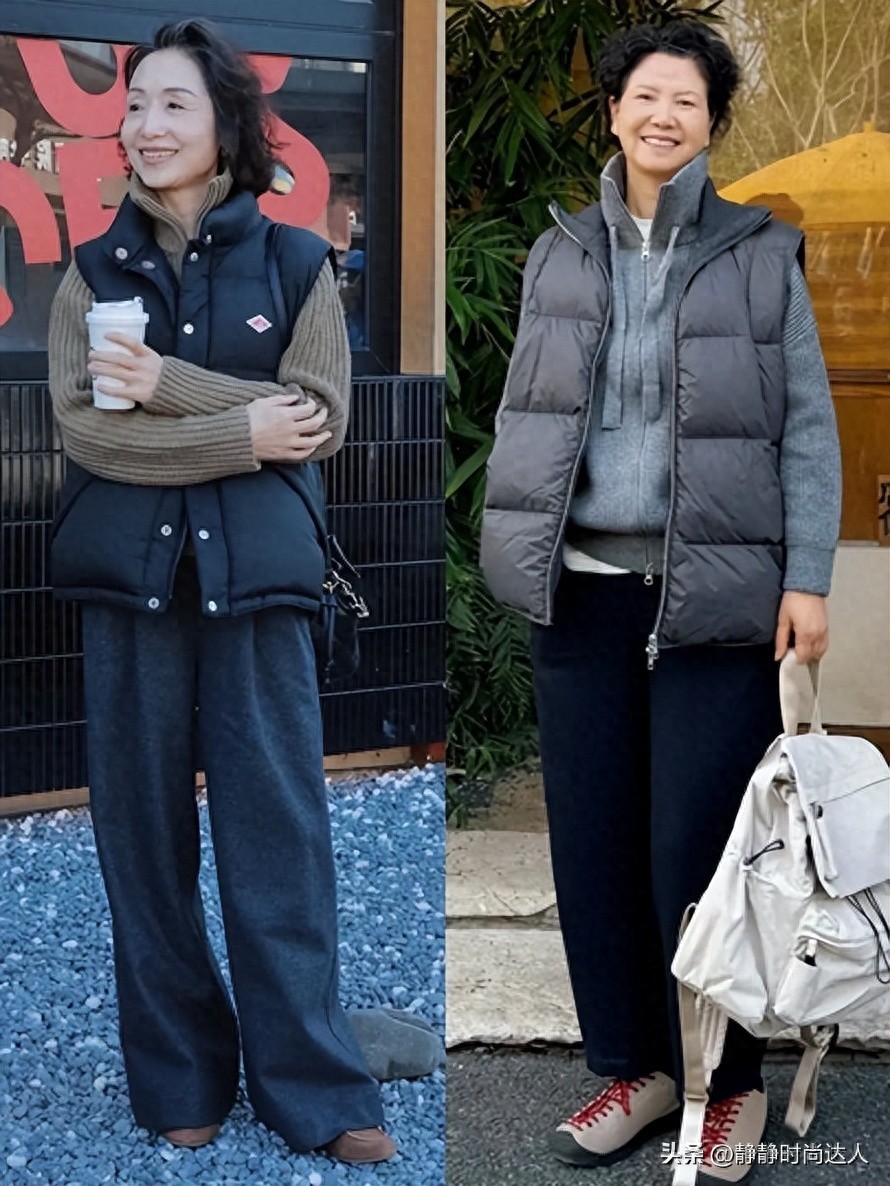快点告别“妈妈装”！50+女性的冬季穿搭灵感，每一套都超美