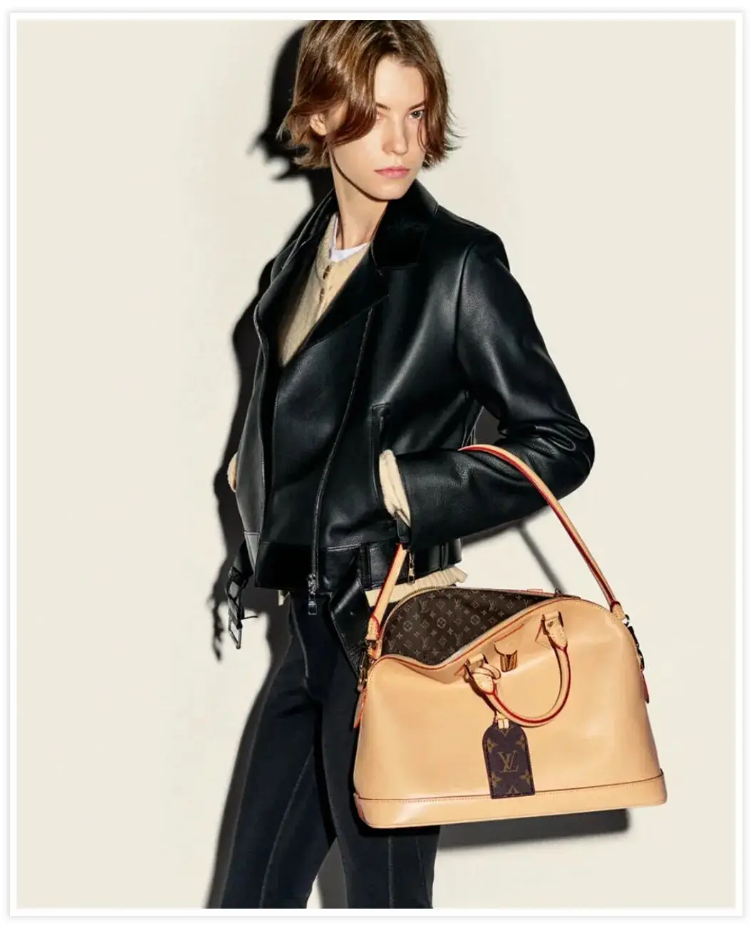 _老模老样是什么意思_lv老花皮带是皮的吗