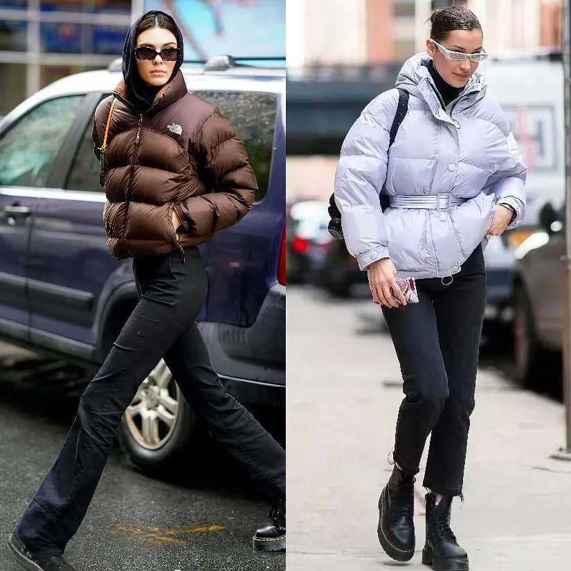 羽绒靴搭配__靴子搭配羽绒服