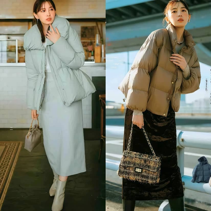 羽绒靴搭配__靴子搭配羽绒服