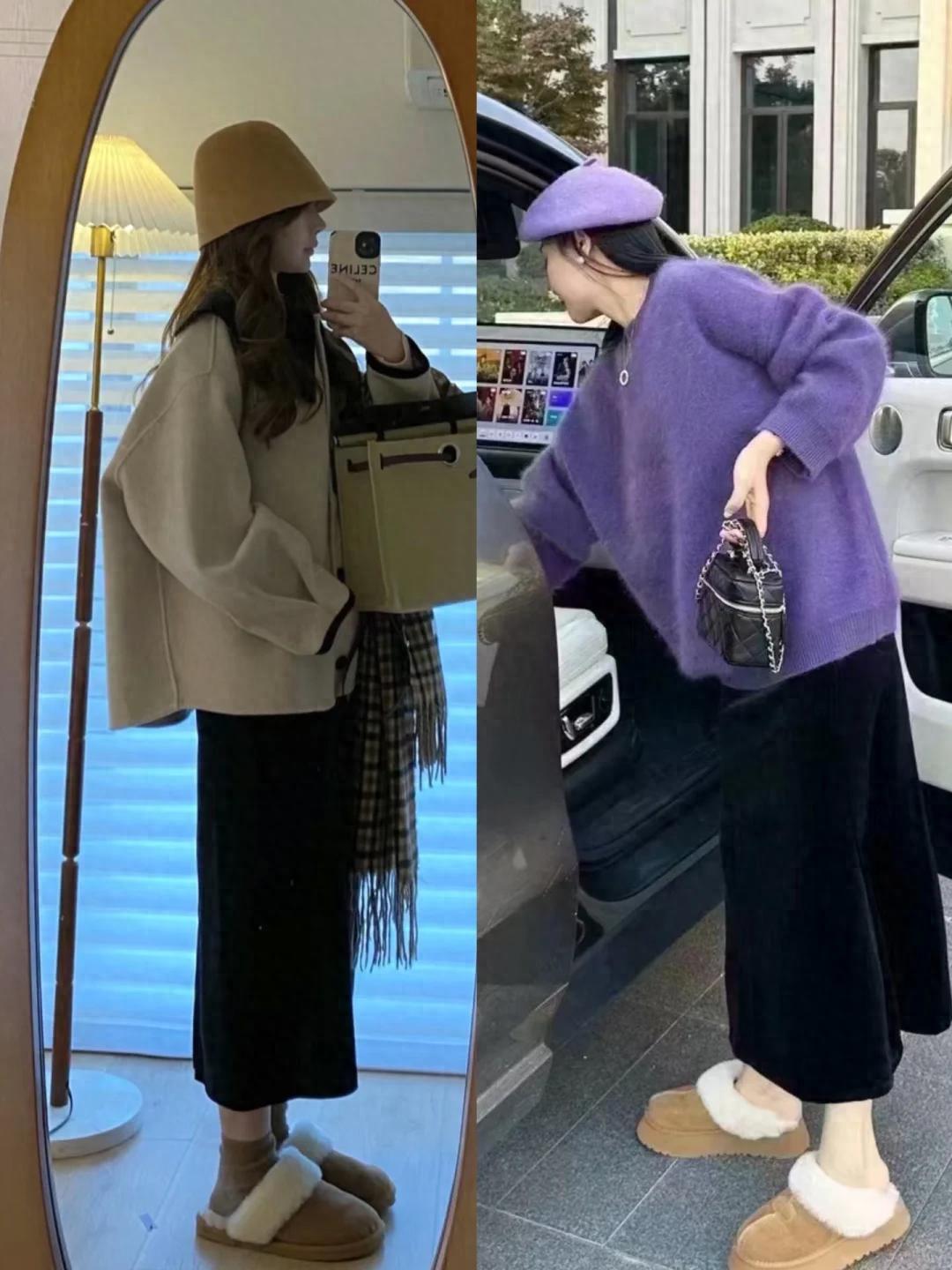 谁说冬天不能穿裙子,这些裙装搭配太美了,冬季氛围感拉满