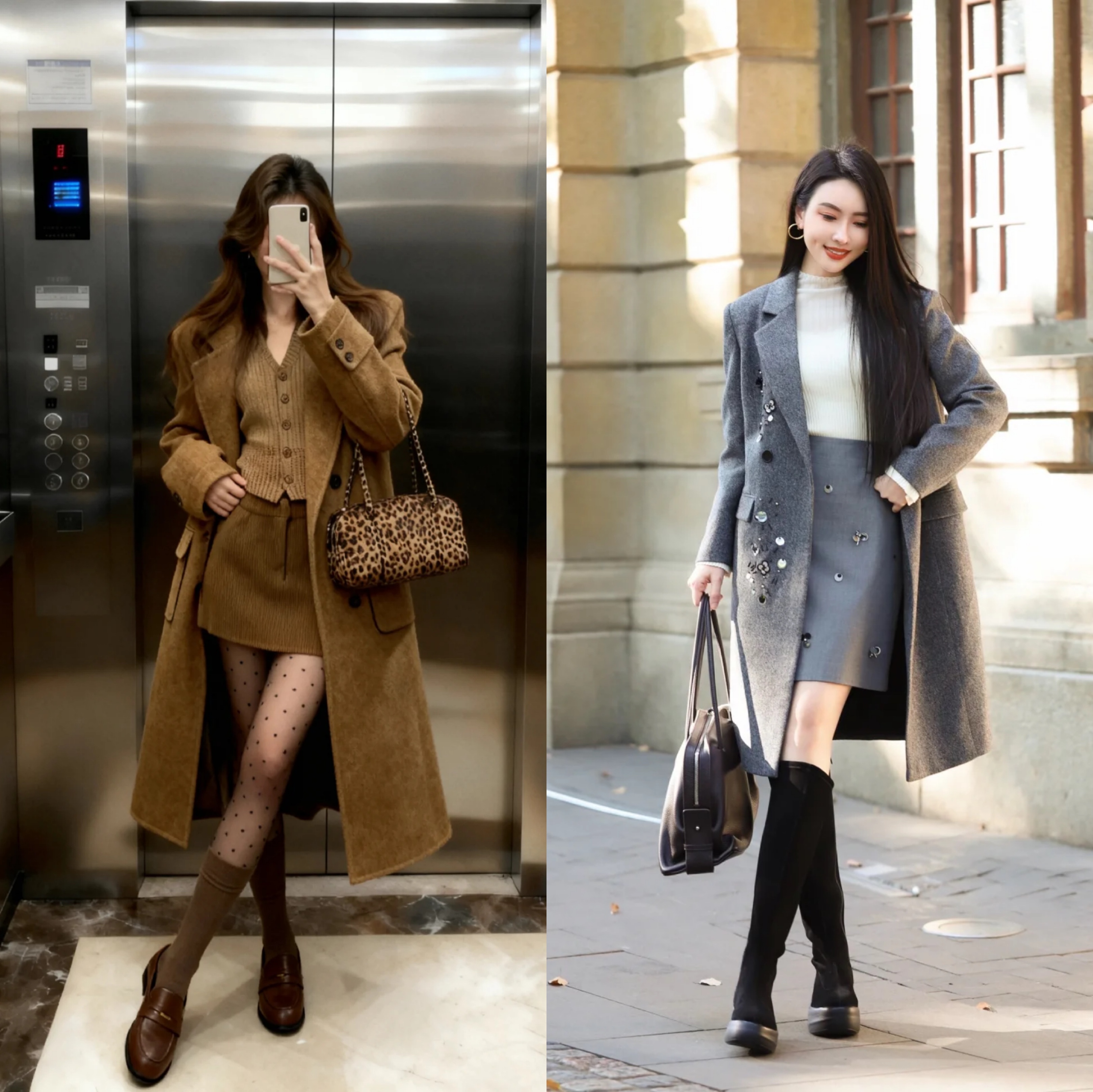 冬天时尚搭配__冬季穿搭暖和