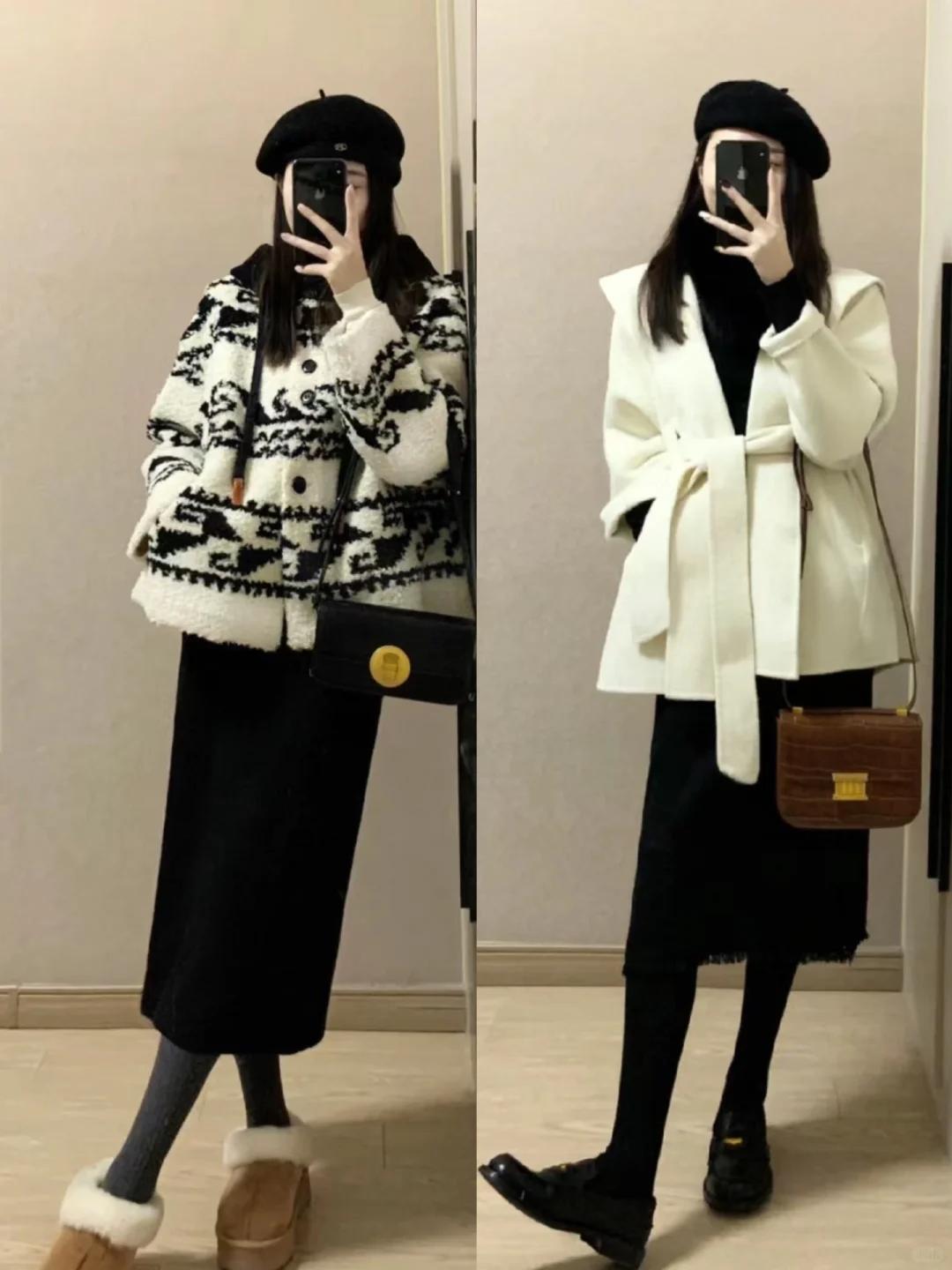 冬季穿搭暖和_冬天时尚搭配_