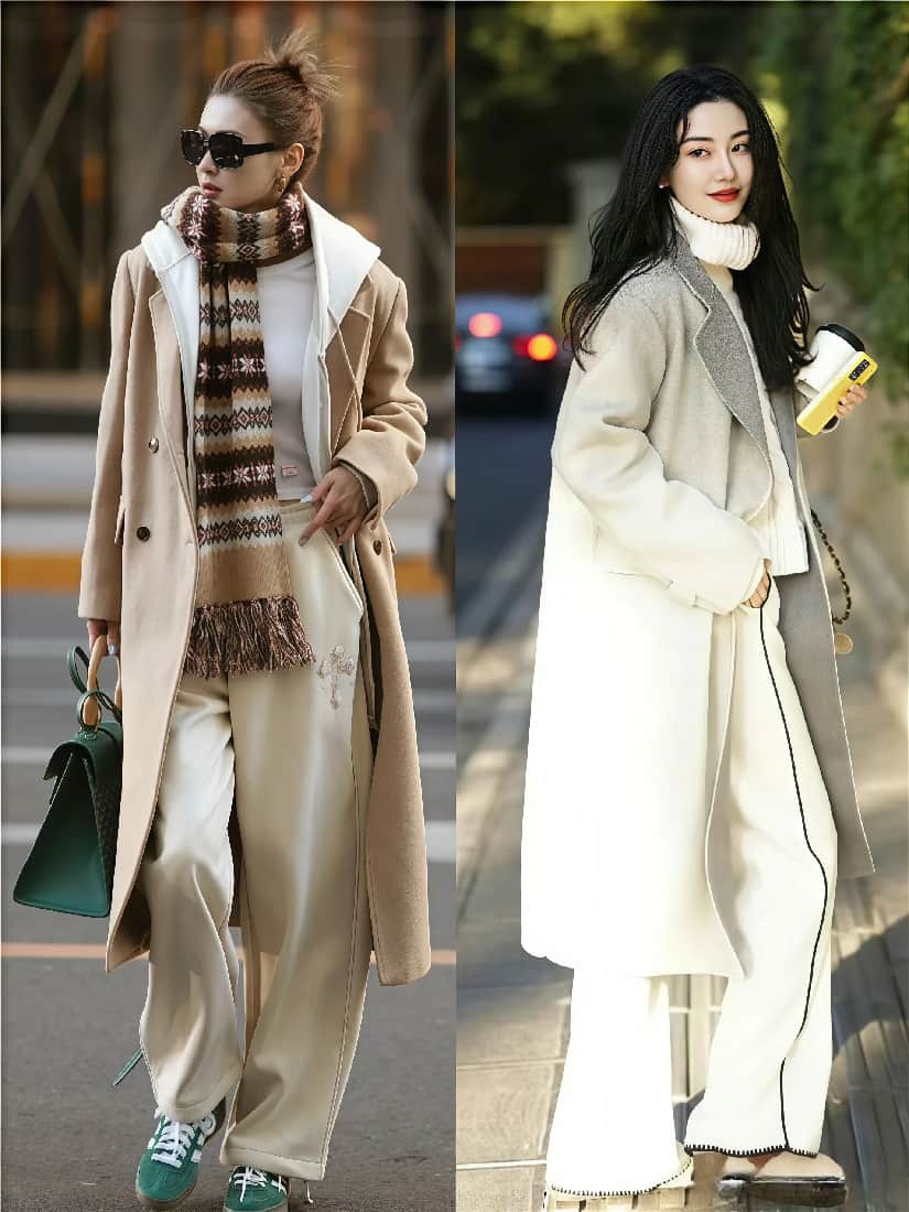 重庆女孩穿着__重庆穿秋裤