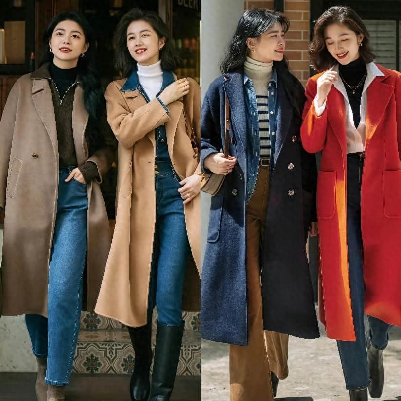 2026年火了一种穿法：叫“大衣叠穿”，回头率高还很保暖，真洋气