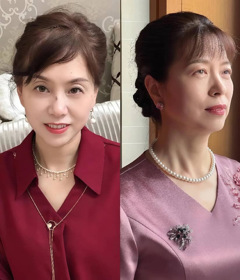 _大妈发型长发_大妈的发型短发