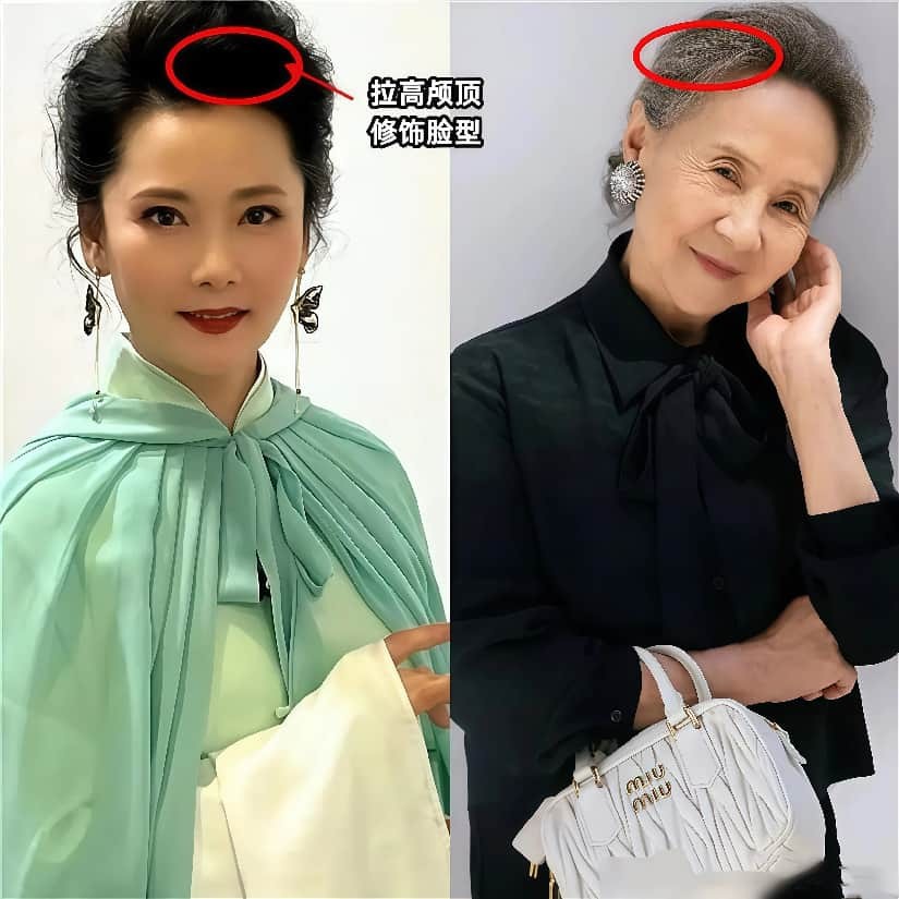 _大妈发型长发_大妈的发型短发