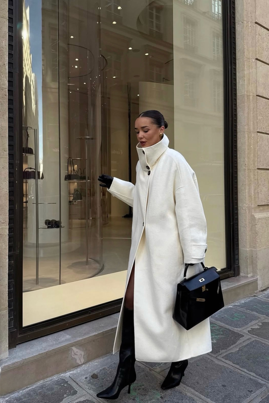 _“生人勿近”高级感的漏斗领既能凹造型还兼顾保暖_“生人勿近”高级感的漏斗领既能凹造型还兼顾保暖