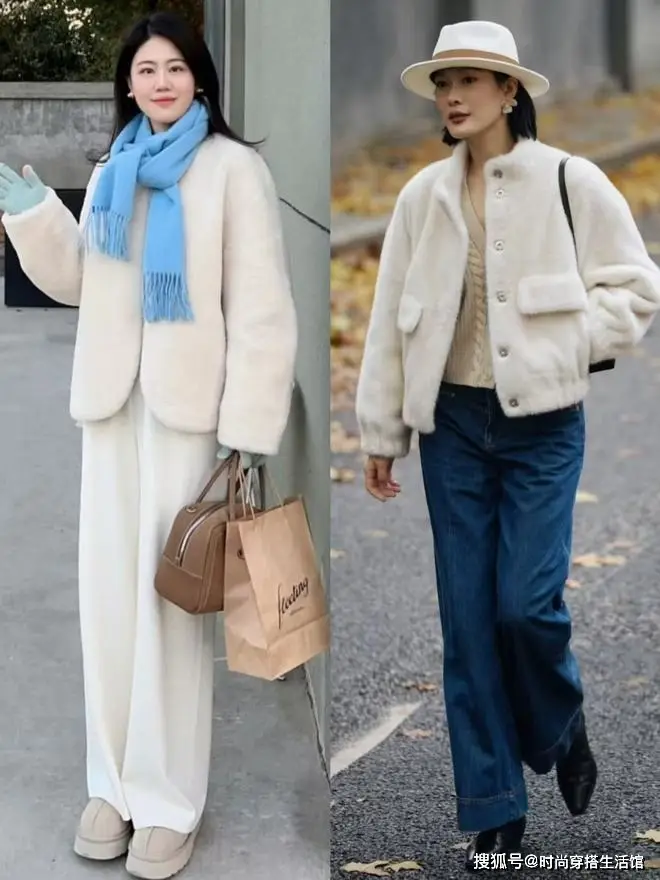 “白色外套”今年冬天又火了，这样穿时髦又高级，关键人人买得起__“白色外套”今年冬天又火了，这样穿时髦又高级，关键人人买得起