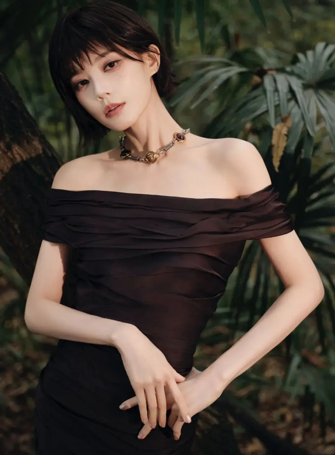 赵今麦长发_赵麦今发型短发_