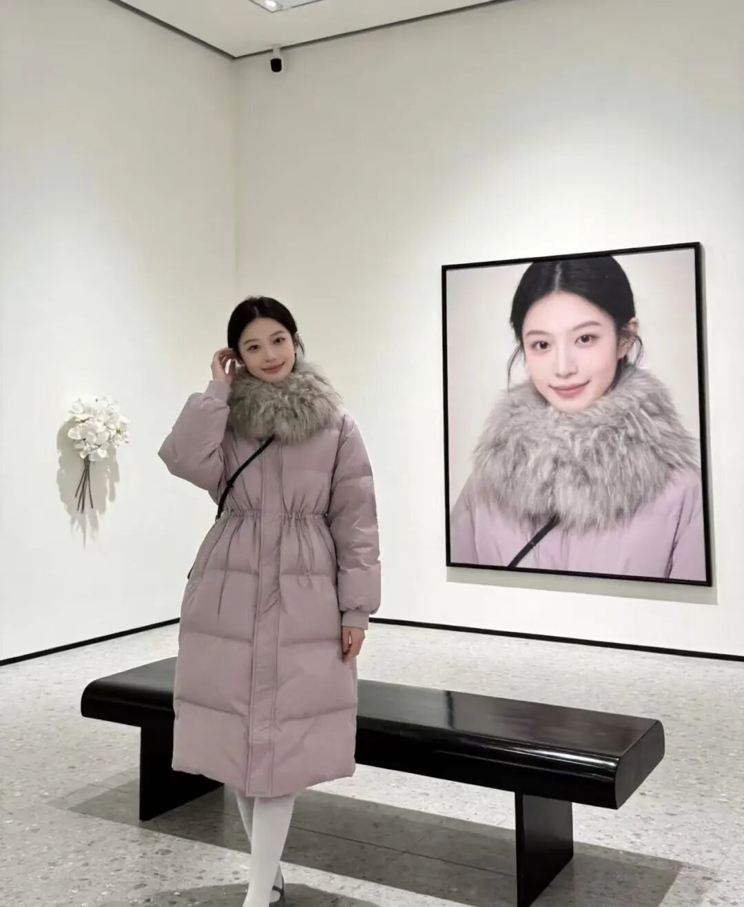 朱珠太敢穿了吧!豹纹毛毛外套+红裤子复古辣妹范儿绝了_朱珠太敢穿了吧!豹纹毛毛外套+红裤子复古辣妹范儿绝了_