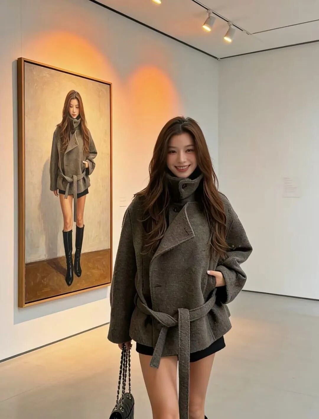 朱珠太敢穿了吧!豹纹毛毛外套+红裤子复古辣妹范儿绝了__朱珠太敢穿了吧!豹纹毛毛外套+红裤子复古辣妹范儿绝了