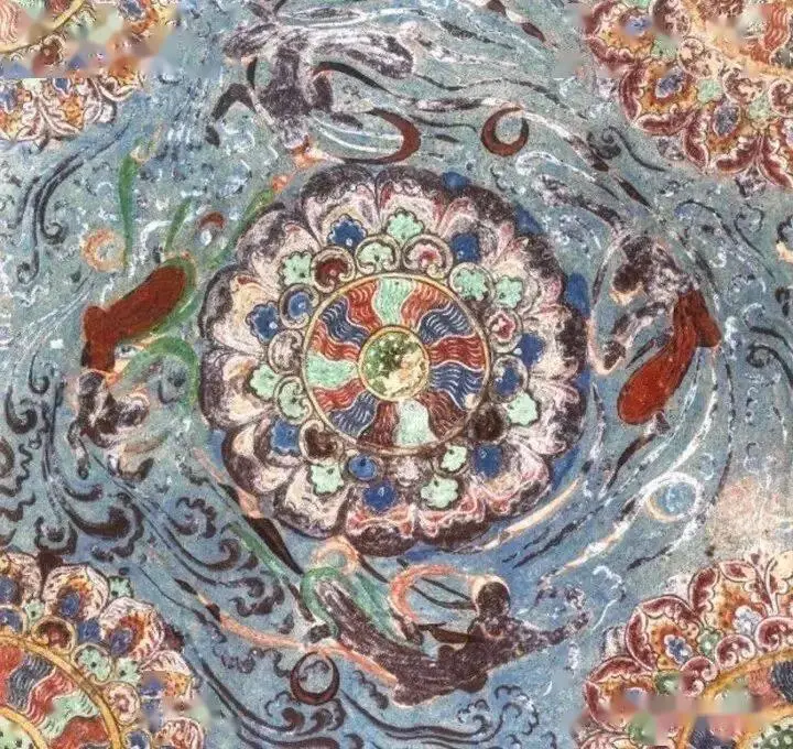 敦煌壁画色彩特点_壁画敦煌特征色彩风格语言描述_